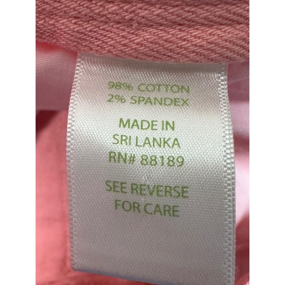 Lilly Pulitzer Worth Straight Jean Pink Denim Pants Womens size 2 29Wx32.5L - Picture 7 of 12